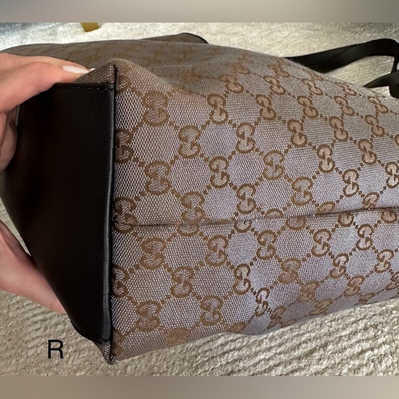 Gucci metallic monogram XL shopper tote - Picture 6 of 16